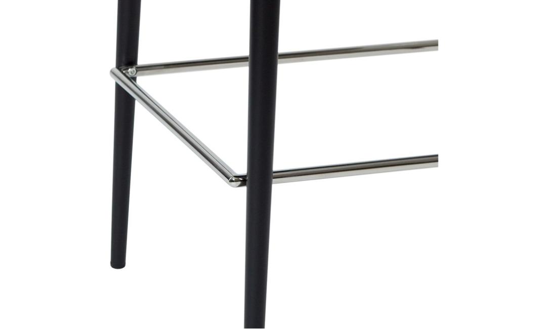 Купить СТУЛ БАРНЫЙ ARTHUR КОЖА 450X550X1080 СЕРЫЙ CONCEPTO