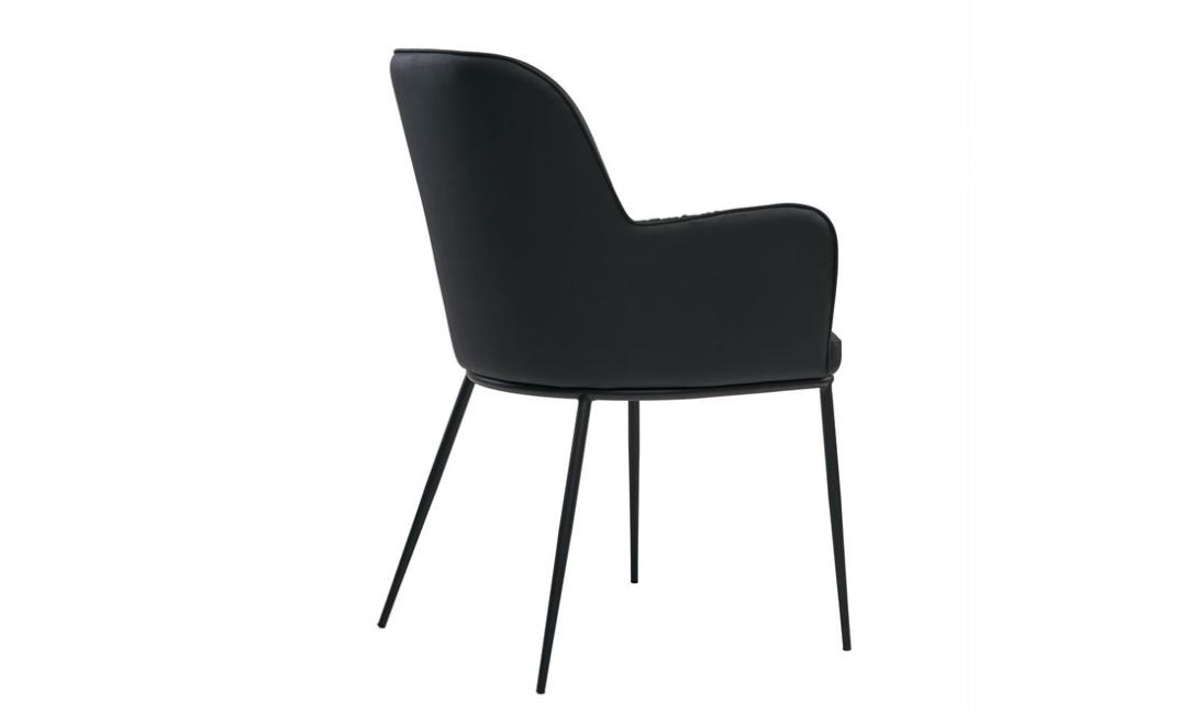 Купить КРЕСЛО SHELDON КОЖЗАМ 600X640X890 ЧЕРНЫЙ CONCEPTO