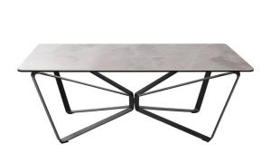СТОЛ ЖУРНАЛЬНЫЙ LUTON R 1250x700x440 КЕРАМИКА СВЕТЛО-СЕРЫЙ NICOLAS