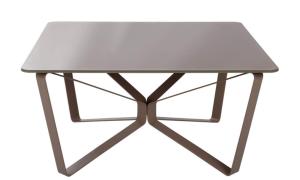 СТОЛ ЖУРНАЛЬНЫЙ LUTON S 895x895x450 СТЕКЛО МОККО NICOLAS