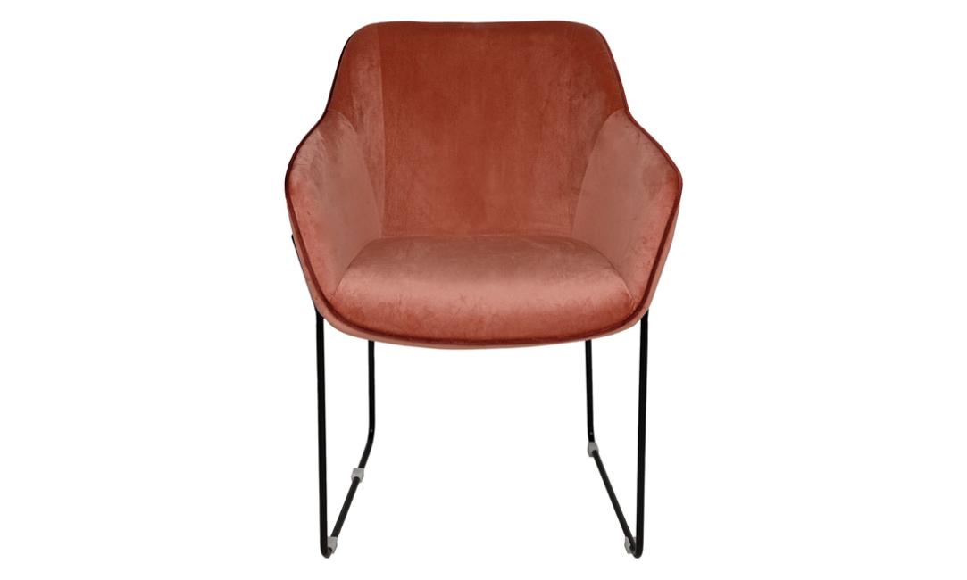 Купить КРЕСЛО LÉVIS ТКАНЬ 600X600X850 РОЗОВЫЙ NICOLAS