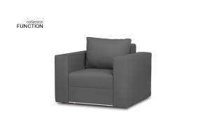 КРЕСЛО КВАНТИ 1130X1000X450 ТЕМНО-СЕРЫЙ BLEST