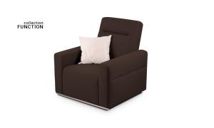 КРЕСЛО САНТИ 930X900X940 ТЕМНО-КОРИЧНЕВЫЙ BLEST
