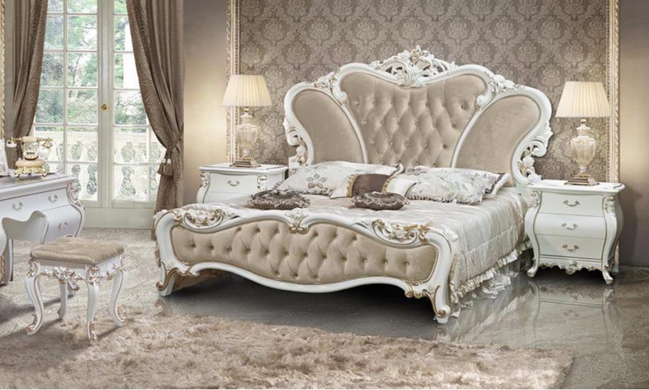 Купить КРОВАТЬ ПАЛЕ РОЯЛЬ 2230x2120x1660 ЗОЛОТО GOLDEN HOUSE