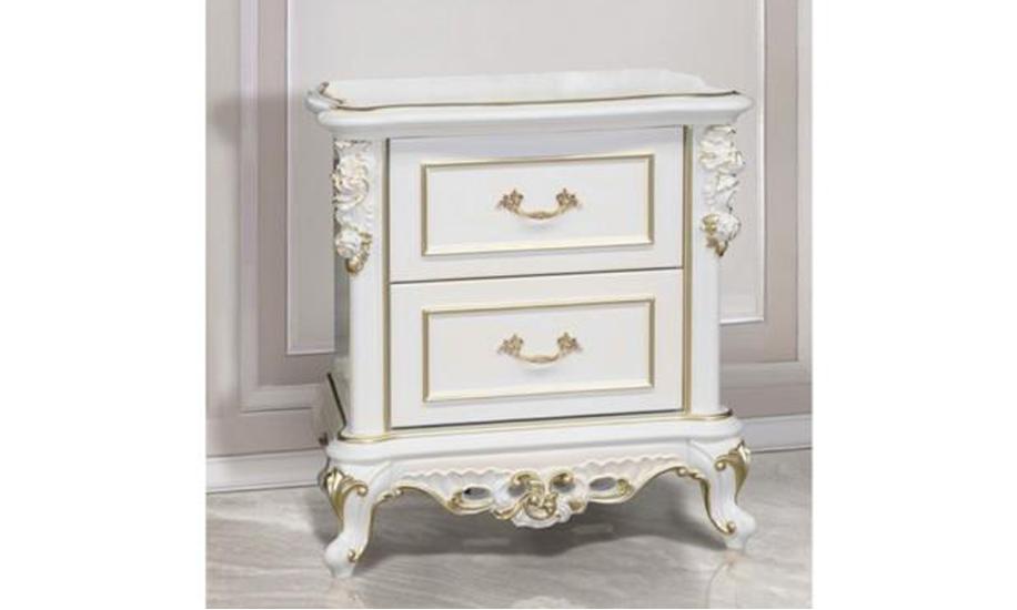 Купить ТУМБА ПРИКРОВАТНАЯ ПАЛЕ РОЯЛЬ 605x430x650 ЗОЛОТО GOLDEN HOUSE