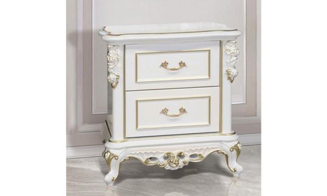 ТУМБА ПРИКРОВАТНАЯ ПАЛЕ РОЯЛЬ 605x430x650 ЗОЛОТО GOLDEN HOUSE