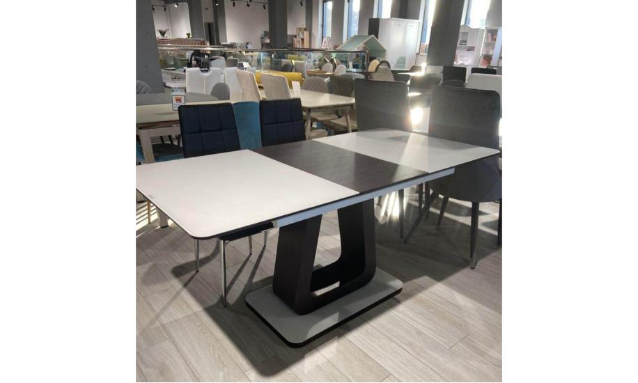 Купити CТIЛ ОБІДНІЙ DT 8104 1200/1600x800x760 БІЛИЙ/ВЕНГЕ DAO SUN