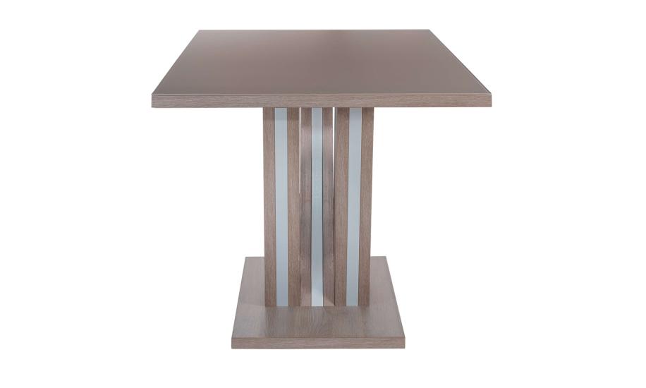 Купити CТIЛ ОБІДНІЙ DT 402 U 1200x800x760 ДУБ СІРО-БЕЖЕВИЙ DAO SUN