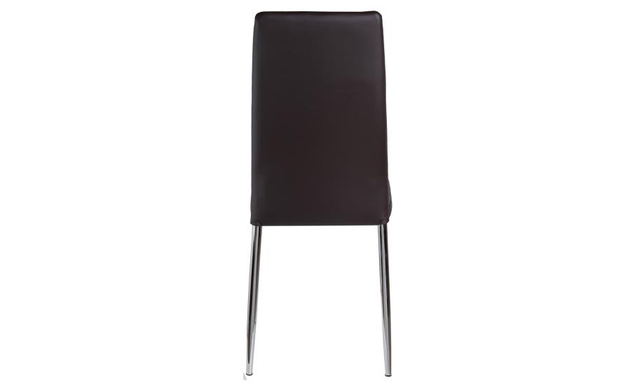 Купить СТУЛ DC 201F КОЖЗАМ 400X500X980 КОРИЧНЕВЫЙ DAO SUN 