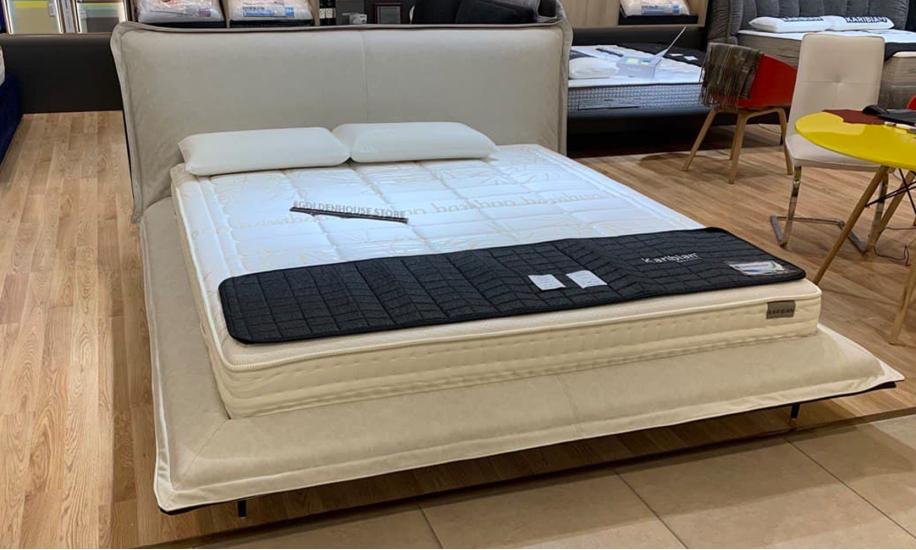 Купить КРОВАТЬ BOLERO 2300x2170x1050 БЕЖЕВЫЙ A&C HOME