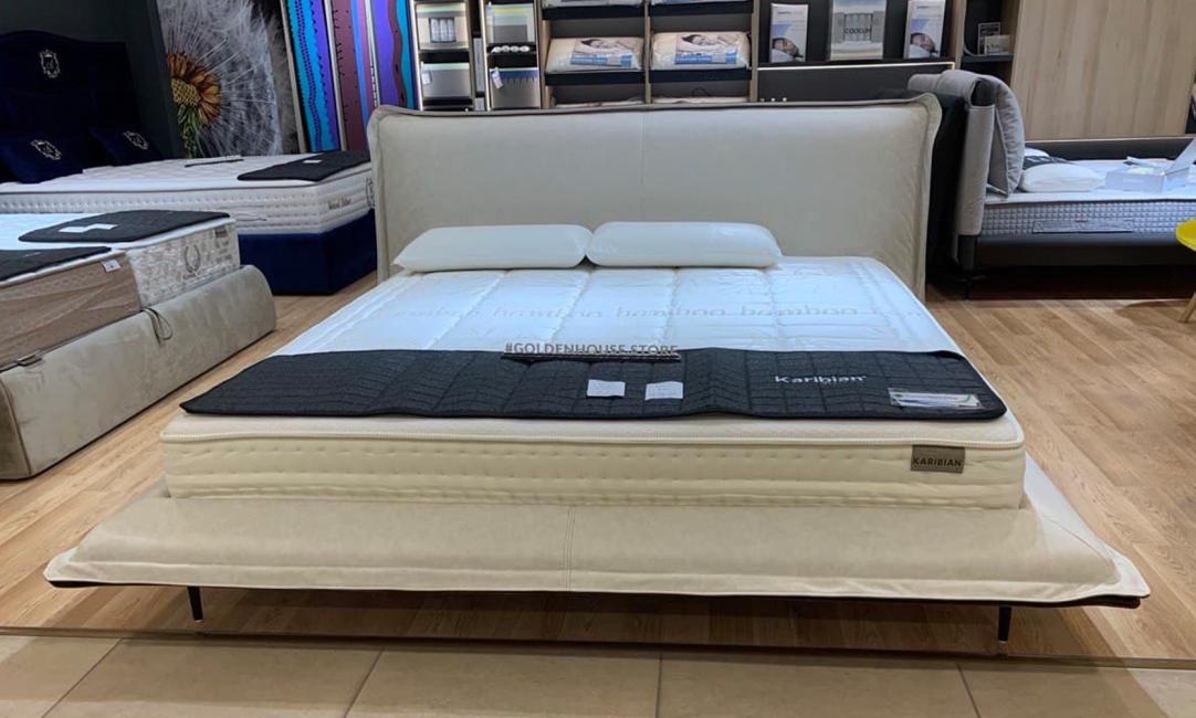 Купить КРОВАТЬ BOLERO 2300x2170x1050 БЕЖЕВЫЙ A&C HOME