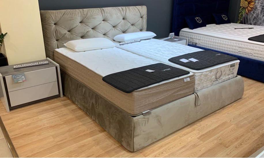Купить КРОВАТЬ MONACO 2250x2020x1120 БЕЖЕВЫЙ A&C HOME