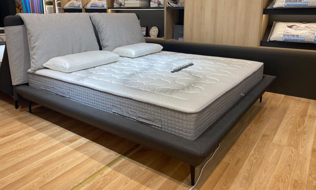 Купить КРОВАТЬ ANGELO 2200x2100x1050 СЕРЫЙ A&C HOME
