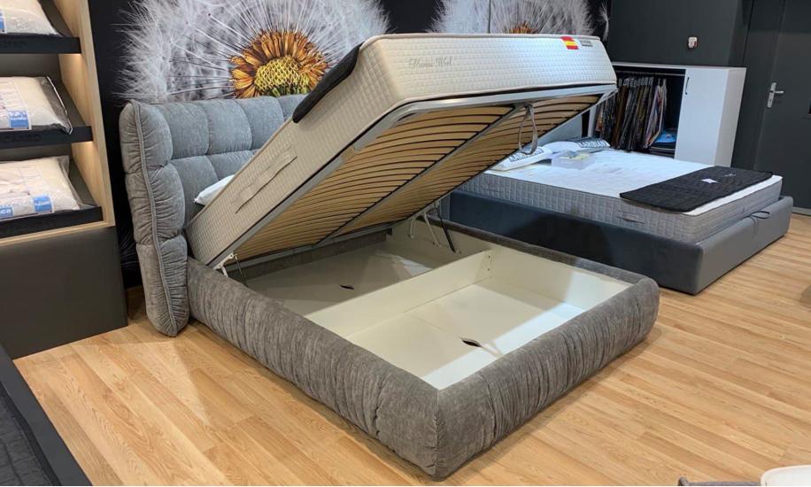 Купить КРОВАТЬ ELEGANCE MINI 2200x2400x1200 СЕРЫЙ A&C HOME