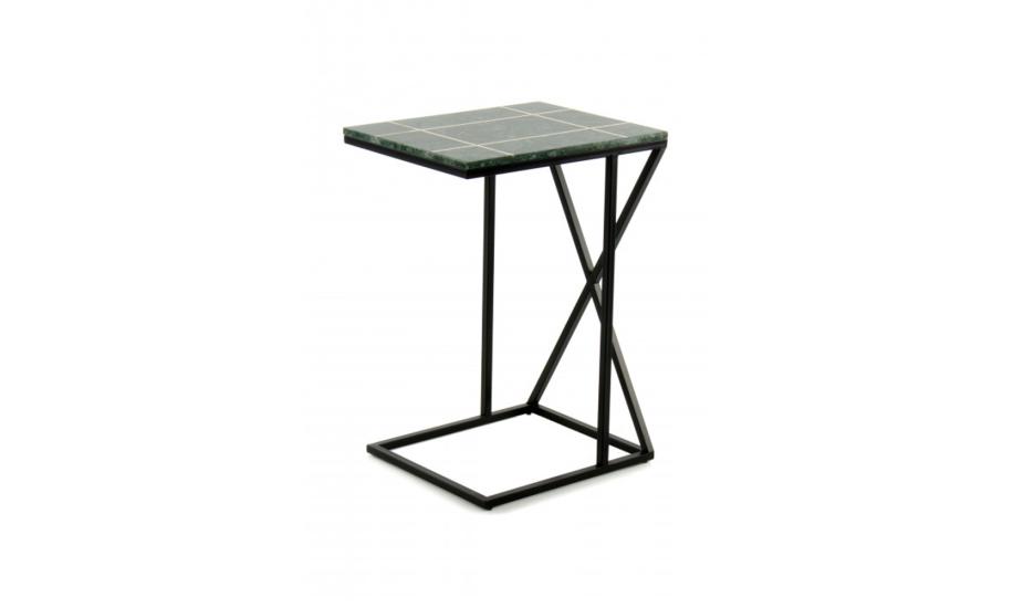 Купить СТОЛ ЖУРНАЛЬНЫЙ LESTER 450x350х610 ЗЕЛЕНЫЙ ARHOME