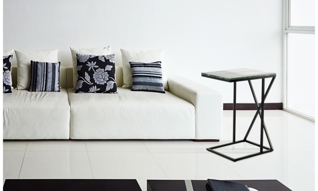 Купить СТОЛ ЖУРНАЛЬНЫЙ LESTER 450x350х610 ЗЕЛЕНЫЙ ARHOME