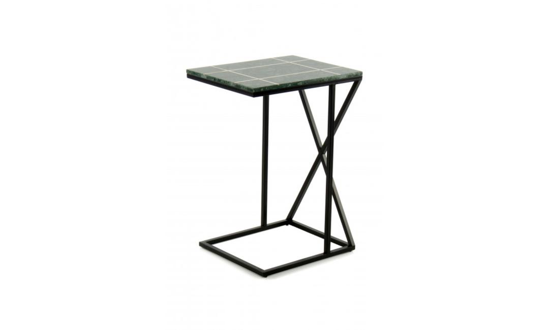 СТОЛ ЖУРНАЛЬНЫЙ LESTER 450x350х610 ЗЕЛЕНЫЙ ARHOME