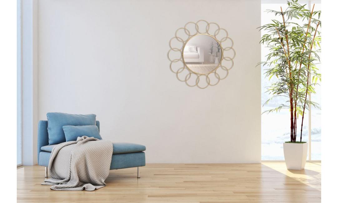 Купить ЗЕРКАЛО GERA SM110 800x20 GOLD ARHOME