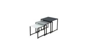 НАБОР СТОЛОВ TRIO 350/400/450x 350/400/450х 350/400/450 ЧЕРНЫЙ/СЕРЫЙ/БЕЛЫЙ ARHOME