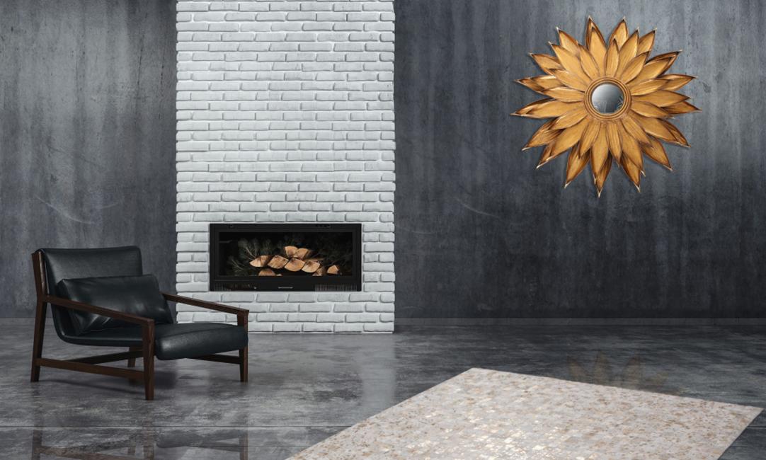 Купити ДЗЕРКАЛО STYLE SM101 870x60 GOLD ARHOME