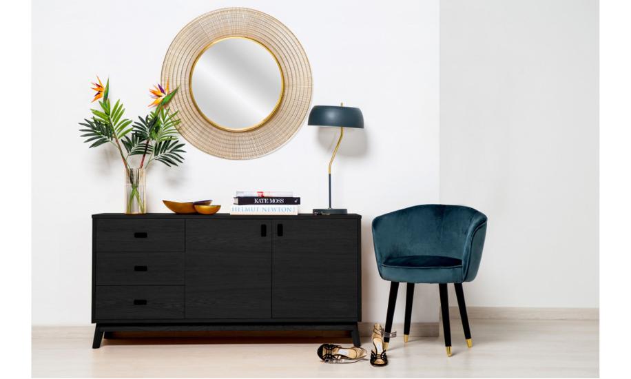 Купити ДЗЕРКАЛО MICHAEL SM130 895x20 GOLD ARHOME