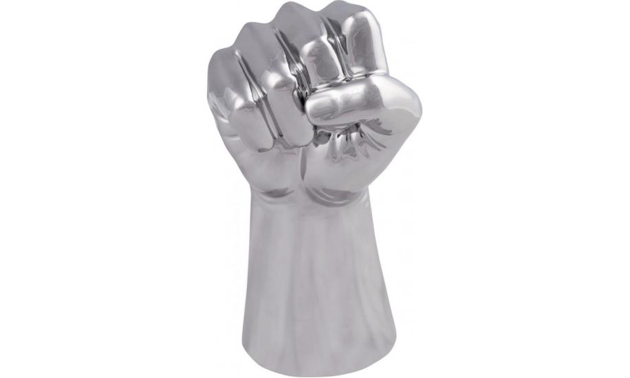 Купить СКУЛЬПТУРА FIST 150x150x300 SILVER ARHOME