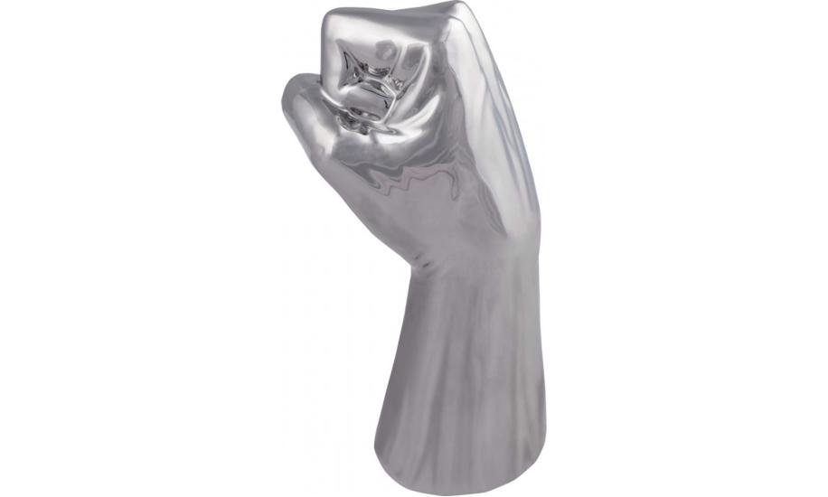 Купить СКУЛЬПТУРА FIST 150x150x300 SILVER ARHOME
