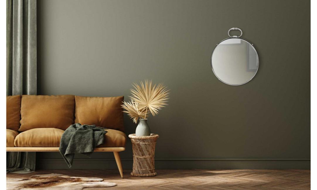 Купити ДЗЕРКАЛО  ROUND 925 410x50х500 SILVER/BLACK ARHOME
