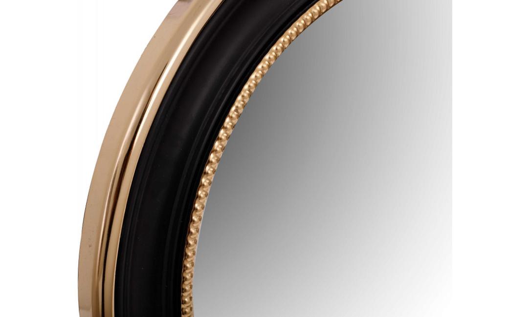 Купити ДЗЕРКАЛО  ROUND 625 580x40 GOLD/BLACK ARHOME