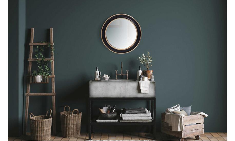 Купити ДЗЕРКАЛО  ROUND 625 580x40 GOLD/BLACK ARHOME