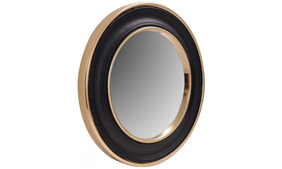 Купити ДЗЕРКАЛО  ROUND 525 450x40 GOLD/BLACK ARHOME