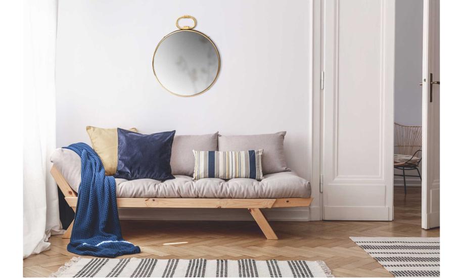 Купити ДЗЕРКАЛО  ROUND 425 510x50х620 GOLD/BLACK ARHOME