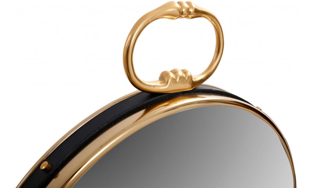 Купить ЗЕРКАЛО ROUND 425 510x50х620 GOLD/BLACK ARHOME