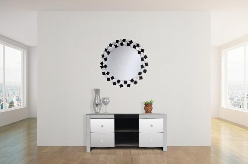 Купить ЗЕРКАЛО LAGUNA S1825 800x16 SILVER/BLACK ARHOME