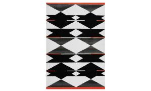КОВЕР BROADWAY 500 1600x2300 BLACK/WHITE/RED